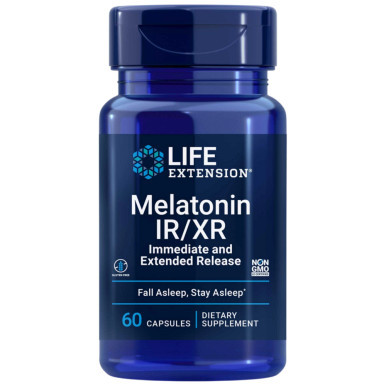 Melatonin IR/XR 1.5mg 60c by Life Extension