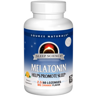 Melatonin 2.5mg Orange 60loz by Source Naturals