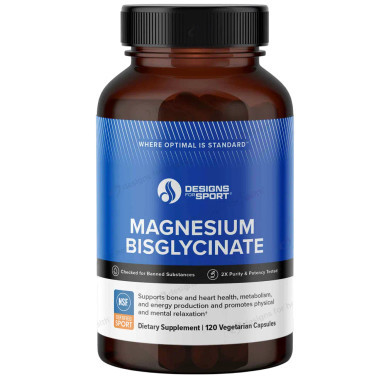 Magnesium Bisglycinate 120 Capsules by Desings for Sport