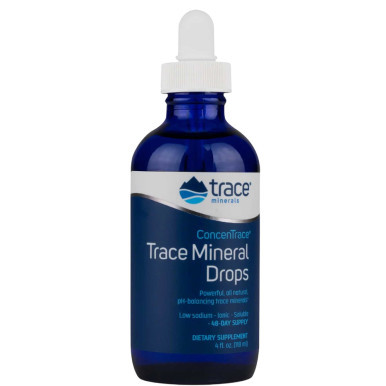 ConcenTrace Trace Mineral Drops - Glass 4fl oz by Trace Minerals Research