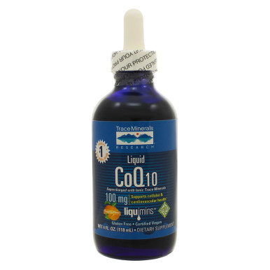 Liquid CoQ10 - 100mg 4fl oz by Trace Minerals Research