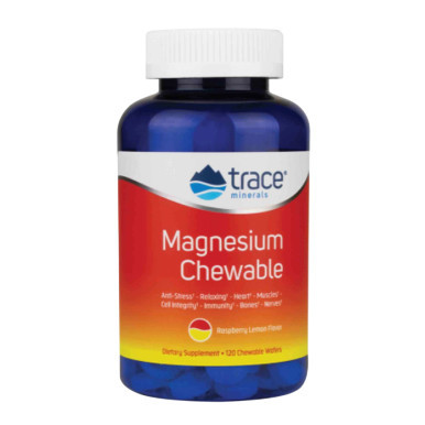 Magnesium Chewable - Raspberry Lemon 120ct by Trace Minerals Research