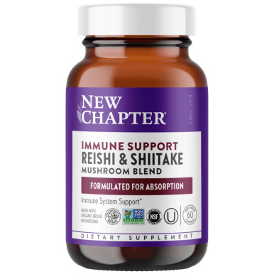 Immune Support Reishi & Shiitake 60c by New Chapter