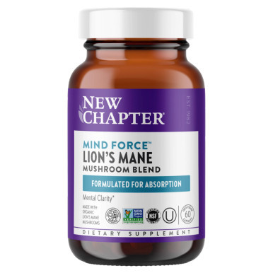 Mind Force Lion's Mane 60c by New Chapter