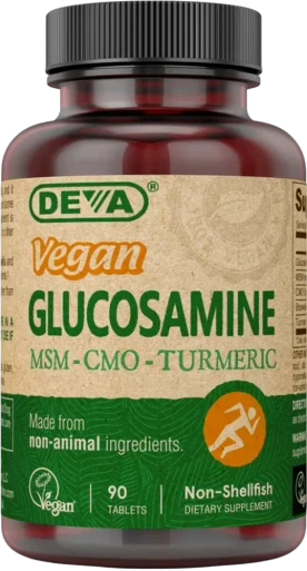 Vegan Glucosamine/SM/CMO - 90 Tablets by Deva Nutrition