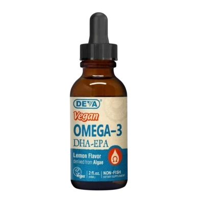 Vegan Liquid DHA-EPA lemon 2 oz by Deva Nutrition