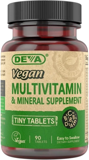 Vegan Tiny Tablets Multivitamin 90 tabs by Deva Nutrition