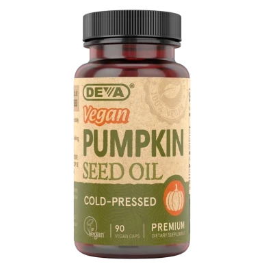 Vegan Pumpkin Seed Oil - 90 Capsules by Deva Nutrition