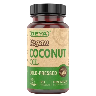 Vegan Virgin Coconut Oil 90c by Deva Nutrition LLC