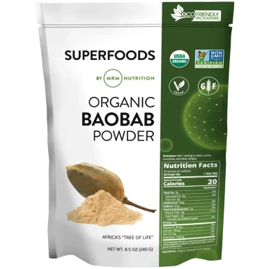 Raw Organic Baobab Fruit Powder 40 serv by Metabolic Response Modifier