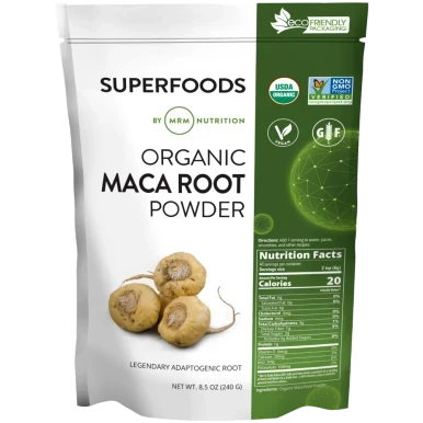 Raw Organic Maca Root Powder 40 serv by Metabolic Response Modifier