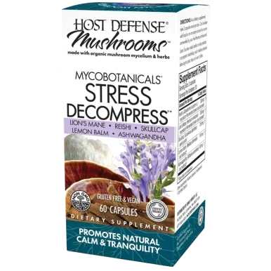 MycoBotanicals Stress Decompress 60c by Host Defense