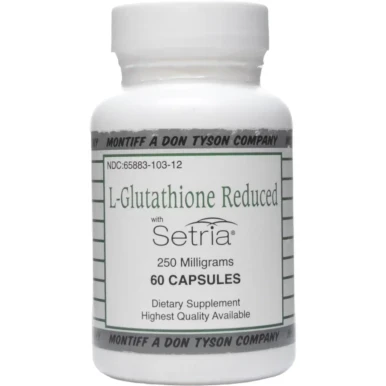 L-Glutathione Reduced 250mg 60c by Montiff