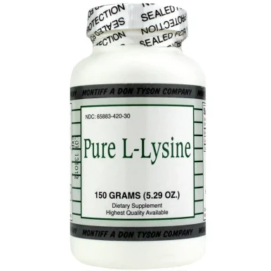Pure L-Lysine Powder 150g by Montiff