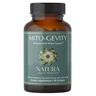 Mito-Gevity Mitochondrial Redox Support 60sg by Natura Health Products