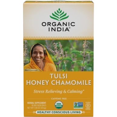 Tulsi Tea Honey Chamomile 18ct by Organic India