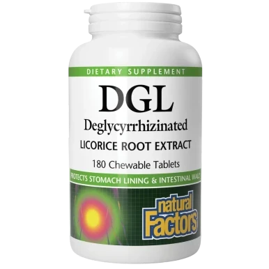 DGL 400 mg 10:1 Extract 180t by Natural Factors