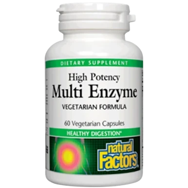 Multi Enzyme Vegetarian Formula 60c by Natural Factors