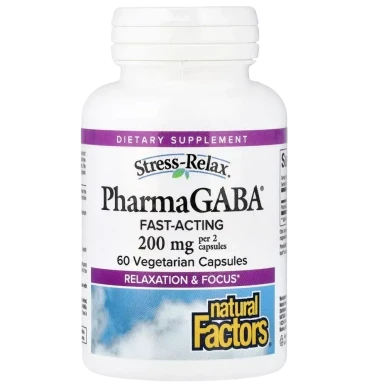 PharmaGABA 200mg - 60 chew by Natural Factors