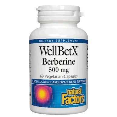 WellBetX Berberine 1000 mg 60 capsules by Natural Factors