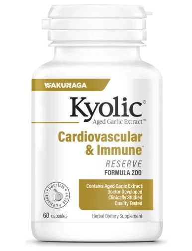 Kyolic Aged Garlic Extract Formula 200 60c by Wakunaga