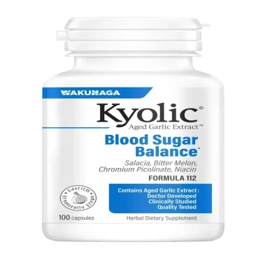 Kyolic Blood Sugar Balance Form 112 100c by Wakunaga