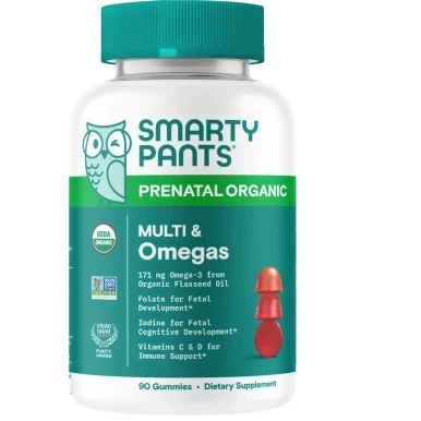 SmartyPants Organic Prenatal plus Multi & Omegas 90ct by SmartyPants Vitamins