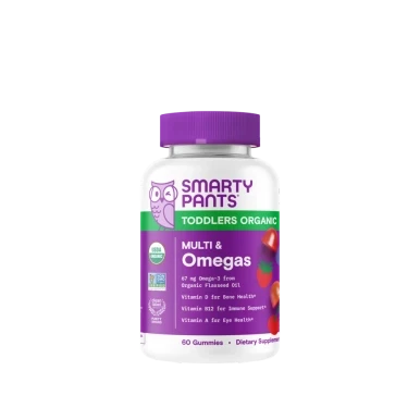 SmartyPants Organics Toddler Formula 60ct by SmartyPants Vitamins