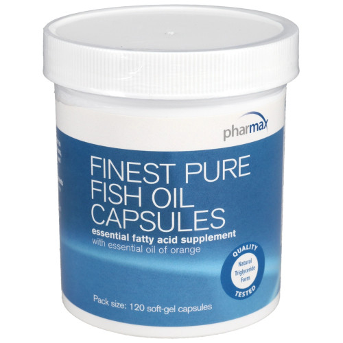 Finest Pure Fish Oil Orange 120c by Seroyal Pharmax
