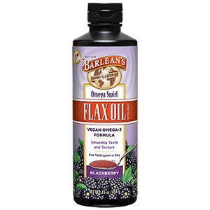 Blackberry Omega Swirl Flax Oil 16 oz by Barlean's Organic Oils