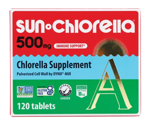 Sun Chlorella 500mg 120t by Sun Chlorella USA