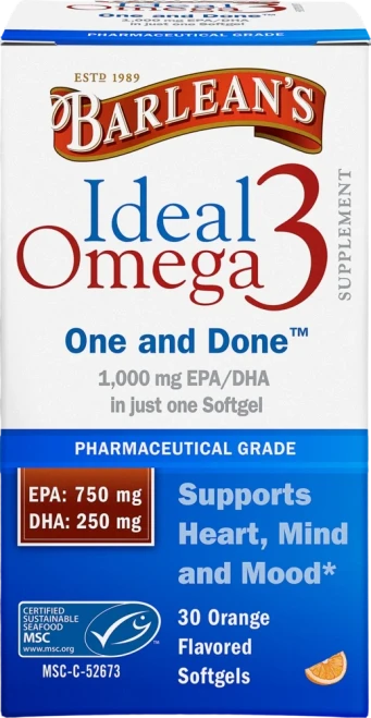 Ideal Omega3 30sg by Barlean's Organic Oils
