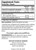 Chromium Picolinate (w/ Vit. B6) 100C - Supplement Facts