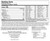 NutriClear Chocolate 24 oz - Supplement Facts