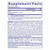 DHEA 25mg 60c Pure Encapsulations Label