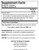 HCl-Ease 120 C - Supplement Facts