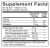 OrthOmega Liquid Fish Oil (Mango) by Ortho Molecular Products - Supplement Facts Label