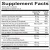 Cerenity PM by Ortho Molecular Products - Supplement Facts Label