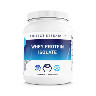Whey Protein Isolate 16oz by Biotics Research