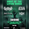 General Admission - Night of the Living Shred @ Village Spirit Pub  - 2026-10-03