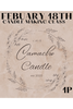 General Admission - CAMACHO CANDLE - Candle Making Class @ Benton Street Tap - 2024-02-18