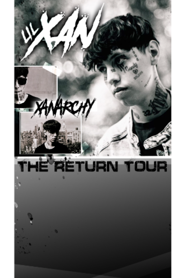 Table of 4 with liquor bottle - LIL XAN THE RETURN TOUR LIVE @ THOMPSON