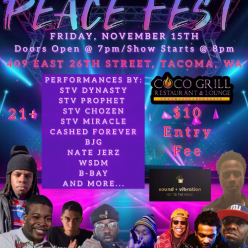 Sound + Vibration Presents Peace Fest 2024 - Sound + Vibration Presents Peace Fest @ Coco Grill Restaurant & Lounge - 2024-11-15