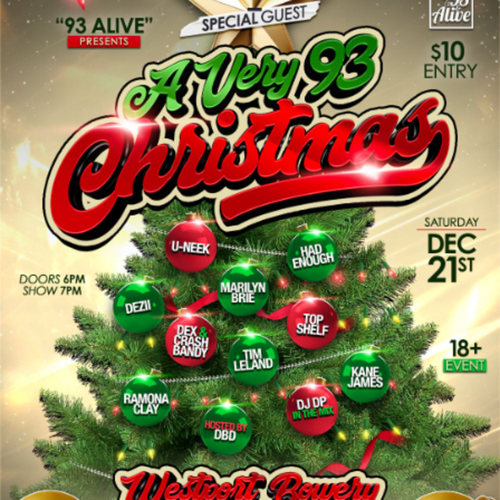 General Admission  - A Very 93 Christmas  @ Westport Bowery  - 2024-12-21