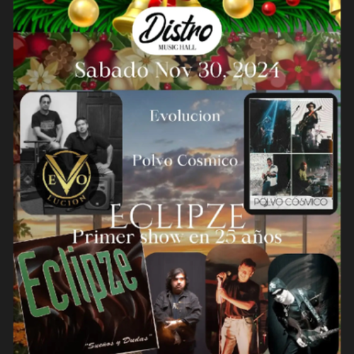 General Admission - ECLIPZE @ Distro Music Hall - 2024-11-30