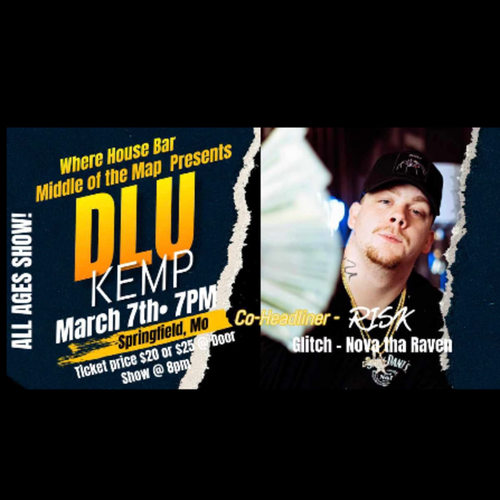 Meet and greet  - Middle of the Map Promotions and  Where House Bar Present DLU KEMP @ The Where House Bar - 2025-03-07