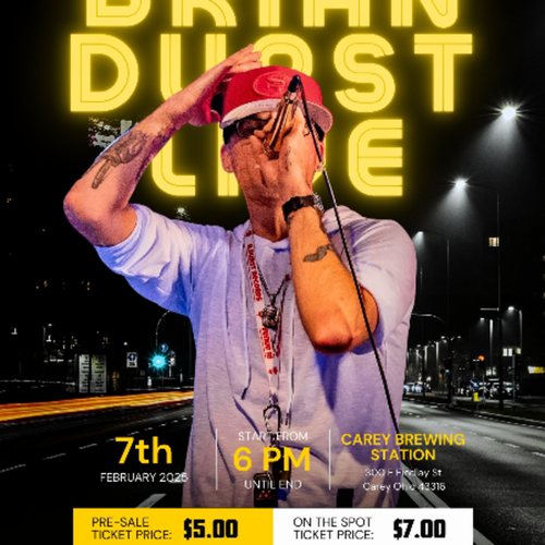 Early Bird GA  - Brian Durst Live At The Carey Brewing Station  @ Carey Brewing Station  - 2025-02-07