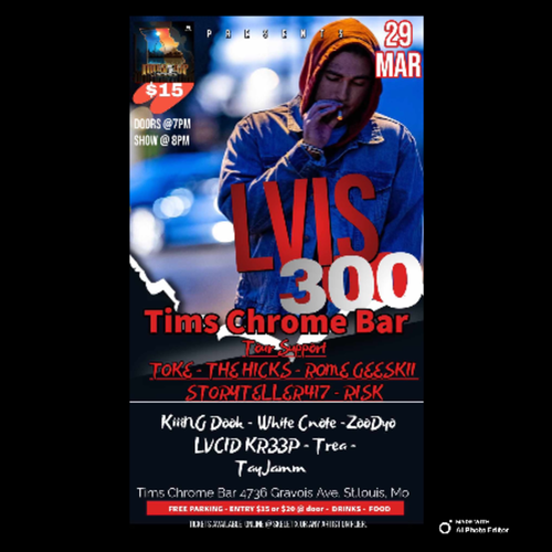 General admission  - Middle of the Map Promotions and Tim?s Chrome Bar present LVIS300 @ Tim?s Chrome Bar  - 2025-03-29