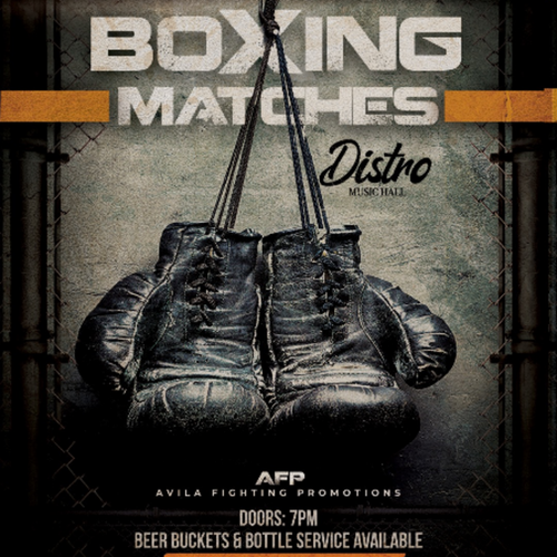 General Admission - Boxing Matches @ Distro Music Hall - 2025-02-06