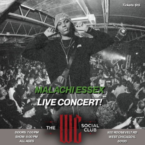 Reserved Table for 4 - Malachi Essex @ The WC Social Club - 2025-06-05